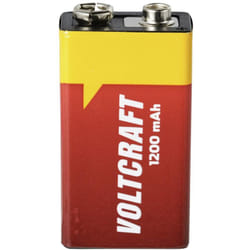 Voltcraft - VC-9V-Li-1200mAh Pile 6LR61 (9V) lithium 1200 mAh 9 v 1 pc(s)