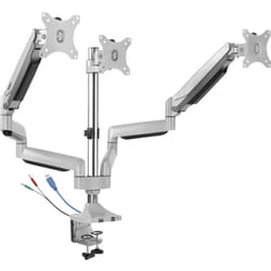 Speaka Professional - SP-MM-940 x3 Support d'écran 33,0 cm (13') - 81,3 cm (32') technologie à gaz comprimé, ports USB/audio intégrés, inclinable,