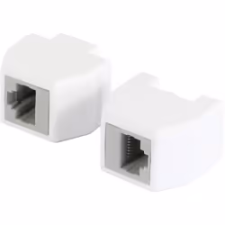 Informations techniques Couleur : blanc Forme du connecteur : mâle, droit Norme de connecteur : RJ45 Spécification du réseau ...