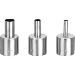 Toolcraft - ZD-8908HT1 + ZD-8908HT2 + ZD-8908HT3 Buse à air chaud forme ronde Taille de la panne 5 mm, 8 mm, 12 mm Longue