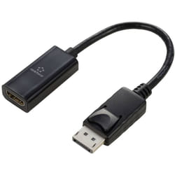 Renkforce - RF-5596324 DisplayPort / hdmi Adaptateur [1x DisplayPort mâle - 1x hdmi femelle] noir 4K uhd 23 cm