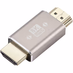 enquête Adaptateur HDMI-A, fiche HDMI-A, 8K, boîtier métallique Contacts dorés Ce texte a été traduit par une machine. traits ...