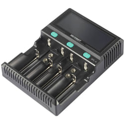 Voltcraft - Chargeur de piles rondes Li-ion, LiFePO, NiMH, NiCd, LiFePO4 IPC-4