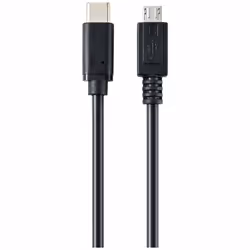 Renkforce RF-5720396 câble USB 1,8 m USB 2.0 USB C Micro-USB B Noir