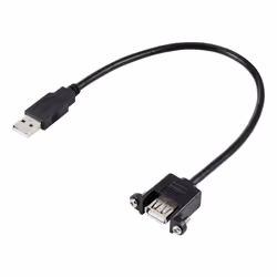 Renkforce RF-5720402 câble USB USB 2.0 0,25 m USB A Noir