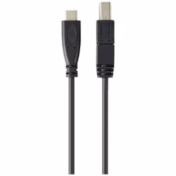 Renkforce RF-5720408 câble USB 1,8 m USB 3.2 Gen 1 (3.1 Gen 1) USB C USB B Noir
