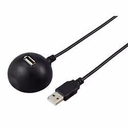 Renkforce RF-5720418, 1,5 m, USB A, USB A, USB 2.0, 0,48 Gbit/s, Noir