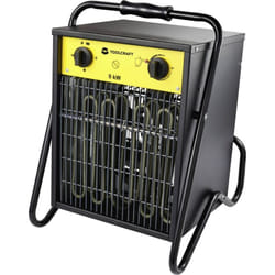 Toolcraft - Radiateur de chantier soufflant TO-8578338 9000 w noir/jaune C301182