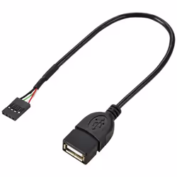 Renkforce RF-5719746, 0,2 m, IDC (4 pin), USB-A, Femelle, Femelle, Droit