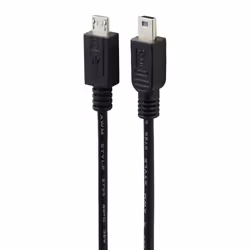 Renkforce RF-5720368, 0,5 m, Micro-USB B, Mini-USB B, USB 2.0, 0,48 Gbit/s, Noir