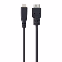 Renkforce RF-5720384, 0,5 m, USB C, Micro-USB B, USB 3.2 Gen 1 (3.1 Gen 1), 5 Gbit/s, Noir