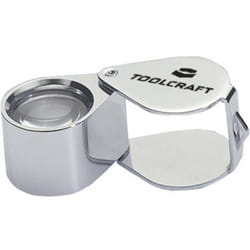 Toolcraft - TO-8595999 Loupe pliante Grossissement: 10 x Lentille: (ø) 19 mm