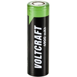 Pile rechargeable spéciale 21700 flat-top Li-Ion 3.6 v 4900 mAh - Voltcraft