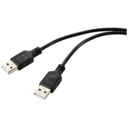 Renkforce RF-5771508 câble USB 1 m USB 2.0 USB A Noir