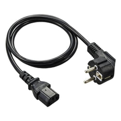 Renkforce RF-5771520 câble électrique Noir 0,75 m Prise d'alimentation type F IEC C13
