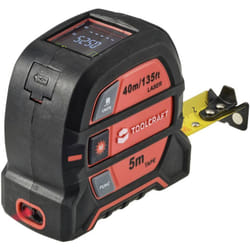 TOOLCRAFT Télémètre laser 2 en 1 max. 40 m avec mètre à ruban