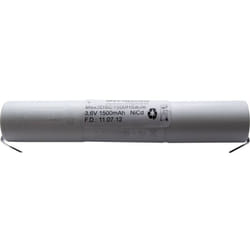 3DSC1500HSCLG Batterie pour éclairage de secours cosses à souder en u 3.6 v 1500 mAh - Beltrona