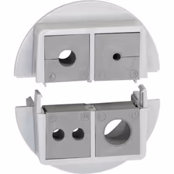 Passe-câbles Icotek QVT 50/4 45722 divisible Polycarbonate gris 1 pc(s)