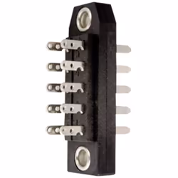Informations techniques Connexion (composants) : pour circuits imprimés Couleur : noir Courant nominal : 6 A Dimensions produ ...