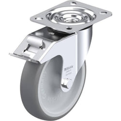 Roulette diamètre 125 mm avec dispositif autobloquant