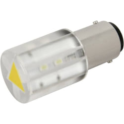 18561232 Voyant de signalisation led jaune BA15d 230 v/ac 100 mcd - CML