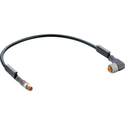 Belden - Connecteur confectionné pour capteurs/actionneurs rst 3-RKWT/LED a 4-3-224/1M 11778-1 M12 mâle, droit, femelle, coudé 1.00 m Nombre de pôle