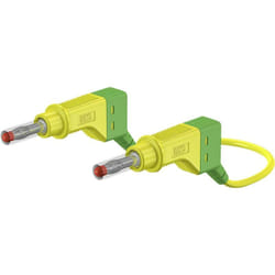 Stäubli - XZG425/SIL Cordon de mesure de sécurité Banane mâle 4 mm Banane mâle 4 mm 1.50 m vert, jaune 1 pc(s) Y630761