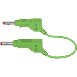 Stäubli - XZG425/SIL Cordon de mesure de sécurité Banane mâle 4 mm Banane mâle 4 mm 2.00 m vert 1 pc(s) Y630521