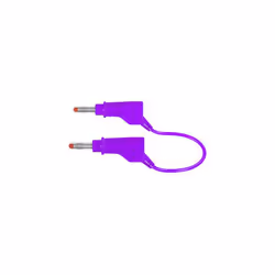 4 mm, violet Broche à lamelles empilable 4 mm des deux côtés avec collerette de protection et manchon coulissant pour une pro ...