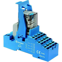 Finder - 58.P4.9.012.0050 Module relais Tension nominale: 12 v/dc Courant de commutation (max.): 7 a 4 inverseurs (rt) 1 pc(s) W908831