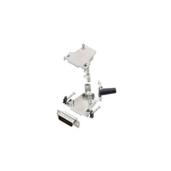 L17D45ZF09-RG+L717SDE09P kit embase sub-d mâle 45 ° nombre de pôles (num): 9 fût à souder 1 pc(s) - Amphenol