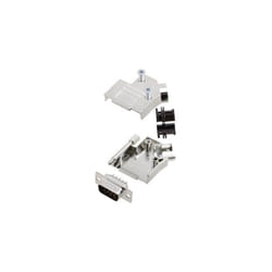 L17D45ZK15+L717SDA15P kit embase sub-d mâle 45 ° nombre de pôles (num): 15 fût à souder 1 pc(s) - Amphenol