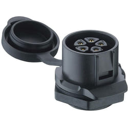 Lutronic 0272 05 Connecteur rond embase femelle à encastrer Nombre total de pôles: 5 1 pc(s) D613971