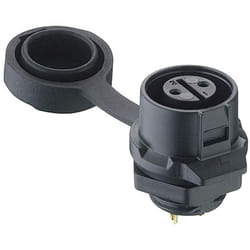 Lutronic 0270 08 Connecteur rond embase femelle à encastrer Nombre total de pôles: 8 1 pc(s) D613161