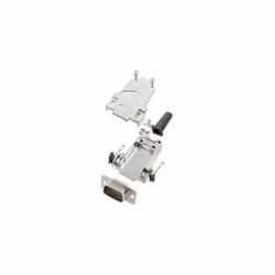 ENCITECH DTZF09-HDP15-W-K 6355-8063-01 D-SUB STIFTLEISTEN-SET 180° POLZAHL (NUM): 15 LÖTKELCH 1 PC(S)