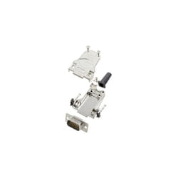 DTZF09-HDP15-W-K 6355-8063-01 kit embase sub-d mâle 180 ° nombre de pôles (num): 15 fût à souder 1 pc(s) - Encitech
