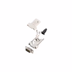 ENCITECH DTSL09-LJSRG-T-HDP15-W-K 6355-8041-01 D-SUB STIFTLEISTEN-SET 180° POLZAHL (NUM): 15 LÖTKE