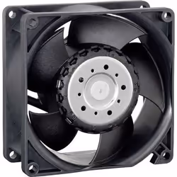 ebm-papst 3212 JH3, Ventilateur, 9,2 cm, 11000 tr/min, 237 m³/h, Noir