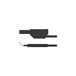 Cordon adaptateur Schützinger al 8321 zpk 1 100 sw [mâle 4 mm - pointe de test] noir 1 pc(s)