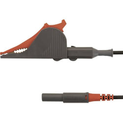 Schützinger KML 7852 Au / SAK / 150 / RT Cordon de mesure mâle 4 mm Pince Kelvin rouge 1 pc(s)