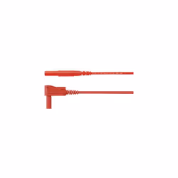 CORDON DE MESURE SCHÜTZINGER MSWFK A341 / 1/100 / RT [MÂLE 4 MM - MÂLE 4 MM] ROUGE 1 PC(S)