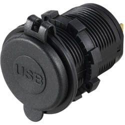 Double prise usb 12-24V 4,8A avec couvercle de protection 12/24 v - Voltcraft