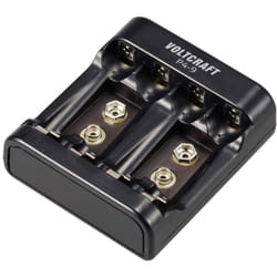 P4-9 Chargeur de piles rondes NiMH LR03 (aaa), LR6 (aa), 6LR61 (9 v) - Voltcraft
