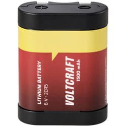 Voltcraft - Pile photo 2CR5 lithium 1500 mAh 6 v 1 pc(s)