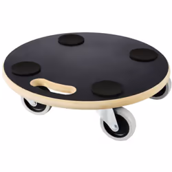 Informations techniques Charge max : 200 kg Couleur : noir Dimensions produit, hauteur : 105 mm Dimensions produit, largeur : ...