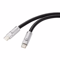 Renkforce RF-6056870 câble USB USB 2.0 0,5 m USB C Noir, Argent