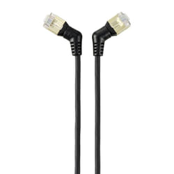 Renkforce RF-6071554 câble de réseau Noir 1 m Cat8.2 S/FTP (S-STP)