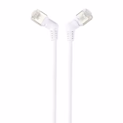 Renkforce RF-6071564, 0,5 m, Cat6a, F/UTP (FTP), RJ-45, RJ-45, Blanc