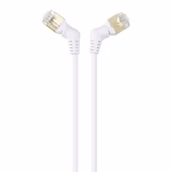 Renkforce RF-6071572, 1 m, Cat8.2, S/FTP (S-STP), RJ-45, RJ-45, Blanc