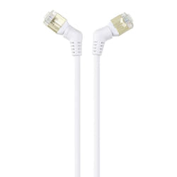 Renkforce RF-6071572 câble de réseau Blanc 1 m Cat8.2 S/FTP (S-STP)